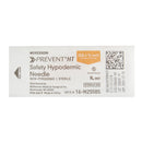 Safety Hypodermic Needle McKesson Prevent® HT 5/8 Inch Length 25 Gauge Thin Wall Hinged Safety Needle