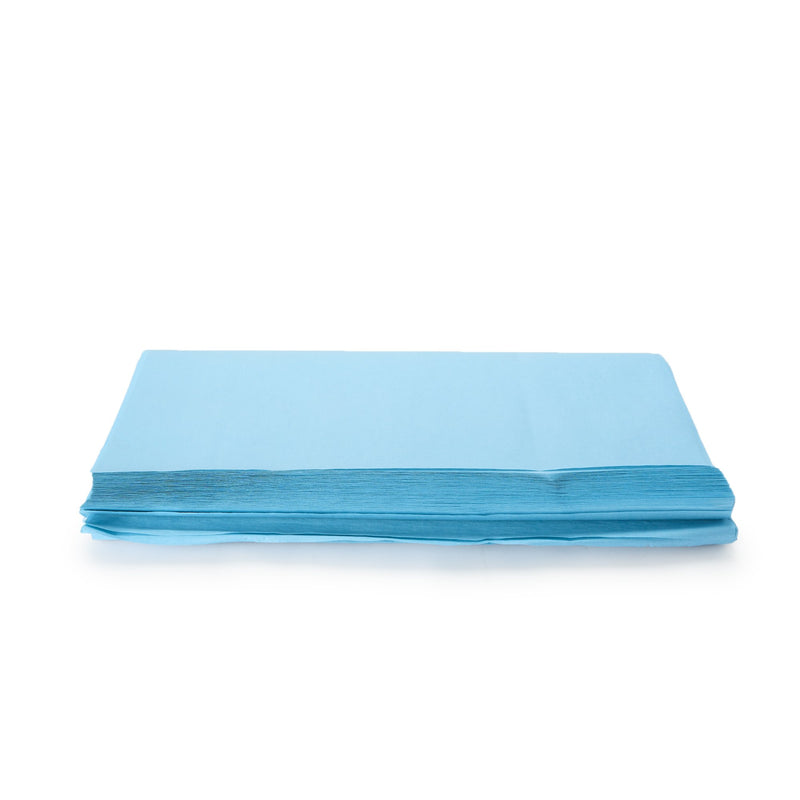 McKesson Sterilization Wrap Blue 24 X 24 Inch Single Layer Cellulose Steam / EO Gas