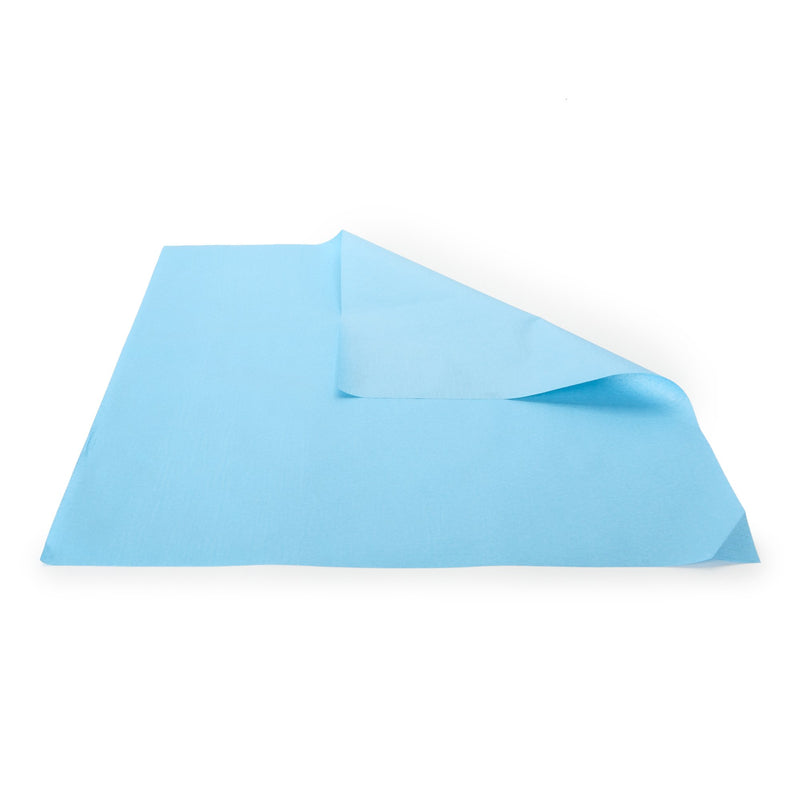 McKesson Sterilization Wrap Blue 24 X 24 Inch Single Layer Cellulose Steam / EO Gas