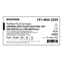 Med Stream® Heparin Sodium, Porcine, Preservative Free 100 U / mL Solution 5 mL Fill in 12 mL Syringe