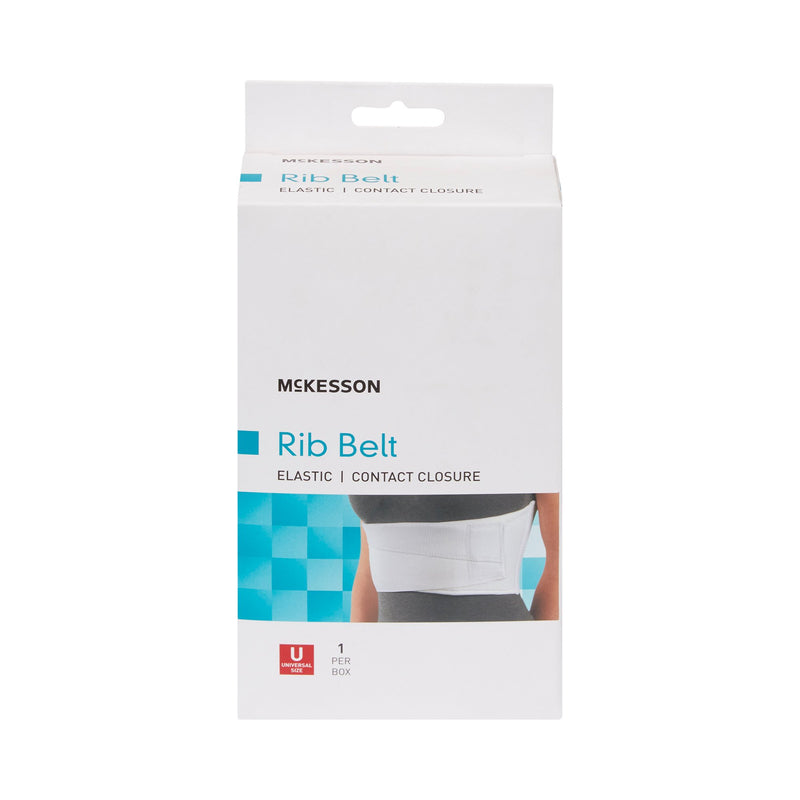 Rib Belt McKesson One Size Fits Most Hook and Loop Closure 28 to 50 Inch Waist Circumference 6 Inch Height Adult