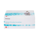 Shoulder Immobilizer McKesson One Size Fits Most Fiberlaminate Waist-Hook and Loop Closure/Shoulder Strap with Buckle/Arm Band and Hand Band Hook and Loop Closure Adjustable Left or Right Arm