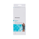 Wrist Brace with Abducted Thumb McKesson Aluminum / Foam / Spandex / Plastic Left Hand Black Medium