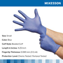 Exam Glove McKesson Confiderm® LDC Small NonSterile Nitrile Standard Cuff Length Fully Textured Blue Chemo Tested / Fentanyl Tested