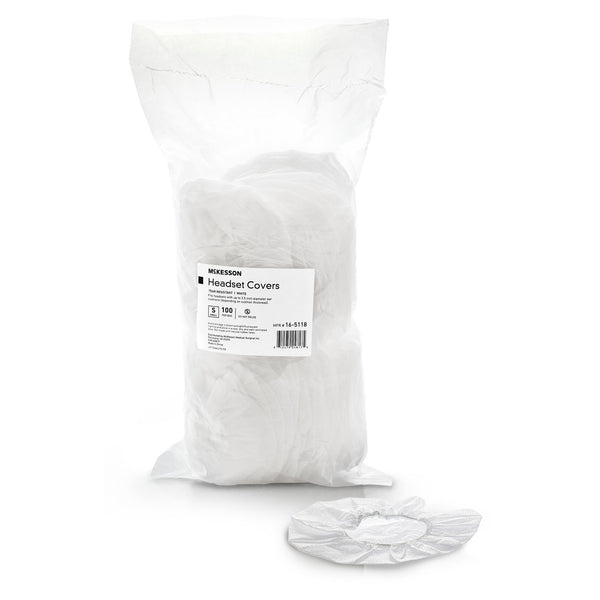 Sanitary Headset Cover McKesson Small For Earmuff of Most Headphones