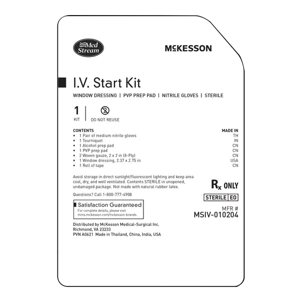 IV Start Kit McKesson Sterile