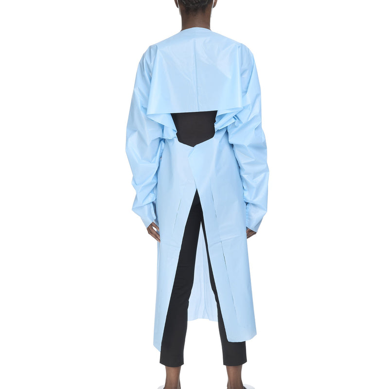 Protective Procedure Gown McKesson One Size Fits Most Blue NonSterile AAMI Level 2 Disposable