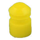 McKesson Tube Closure Polyethylene Flanged Plug Cap Yellow 13 mm For Use with 13 mm Blood Drawing Tubes, Glass Test Tubes, Plastic Culture Tubes NonSterile