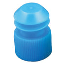 McKesson Tube Closure Polyethylene Flanged Plug Cap Blue 16 mm For Use with 16 mm Blood Drawing Tubes, Glass Test Tubes, Plastic Culture Tubes NonSterile