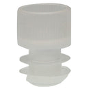 McKesson Tube Closure Polyethylene Flanged Plug Cap Natural 16 mm For Use with 16 mm Blood Drawing Tubes, Glass Test Tubes, Plastic Culture Tubes NonSterile