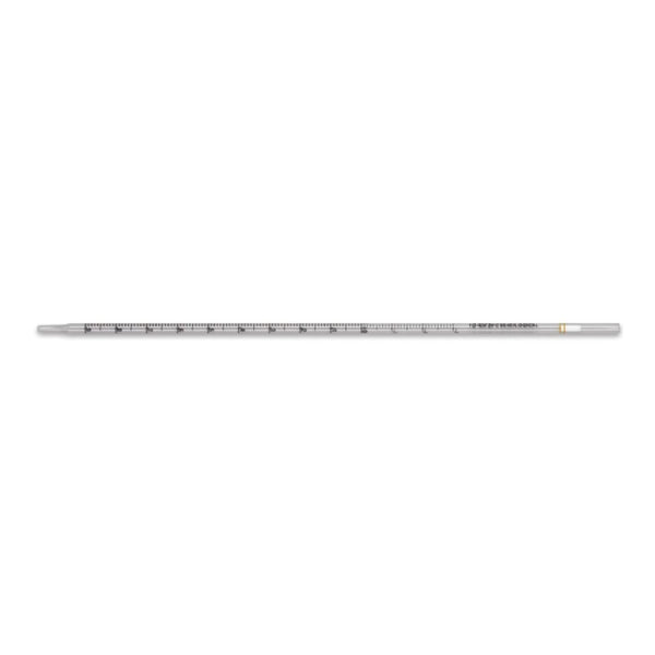 McKesson Serological Pipette 1 mL 0.01 mL Graduation Increments / 0.03 mL Negative Graduations Sterile