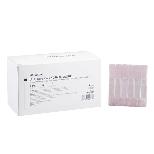 McKesson Sodium Chloride, Preservative Free 0.9% Solution 3 mL