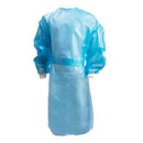 Chemotherapy Procedure Gown McKesson Large Blue NonSterile AAMI Level 2 / ASTM D6978 Disposable