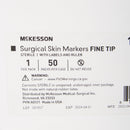 Skin Marker with Ruler and Labels McKesson Gentian Violet Ink Sterile Full Size Fine Tip