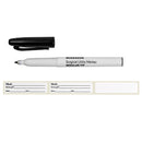 Medical Utility Marker with Labels McKesson Permanent Black Ink Sterile Full Size Regular Tip