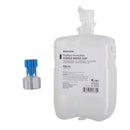 McKesson Humidifier Bottle with Adapter 550 mL Sterile Water Adult / Pediatric