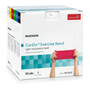 Exercise Resistance Band McKesson CanDo® Red 5 Inch X 50 Yard Light Resistance
