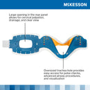 Rigid Cervical Collar McKesson Preformed Adult One Size Fits Most One-Piece / Trachea Opening Adjustable Neck Circumference