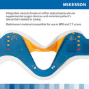 Rigid Cervical Collar McKesson Preformed Adult One Size Fits Most One-Piece / Trachea Opening Adjustable Neck Circumference