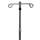 IV Stand Floor Stand 2 Hooks 4 Legs with Casters