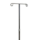 IV Stand Floor Stand 2 Hooks 4 Legs with Casters