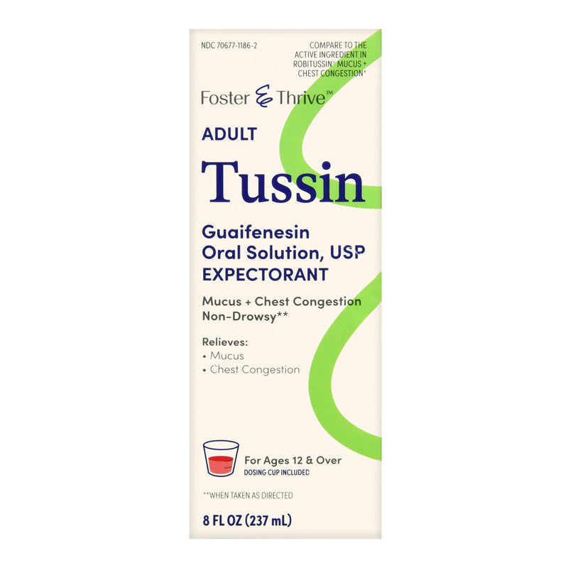 Cold and Cough Relief Foster & Thrive™ 200 mg / 10 mL Strength Liquid 8 oz.