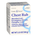 Chest Rub Foster & Thrive™ 4.8% - 1.2% - 2.6% Strength Ointment 3.5 oz.