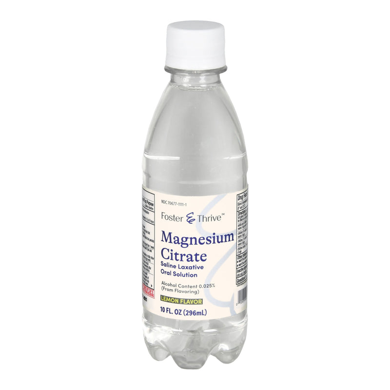 Laxative Foster & Thrive™ Lemon Flavor Liquid 10 oz. Magnesium Citrate