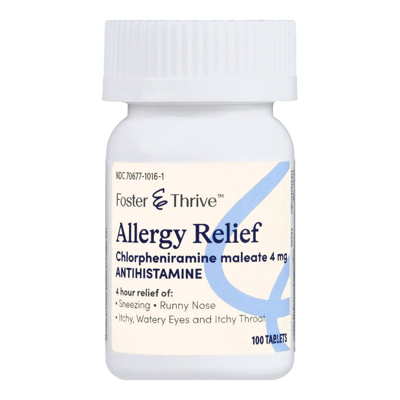 Allergy Relief Foster & Thrive™ 4 mg Strength Tablet 100 per Bottle