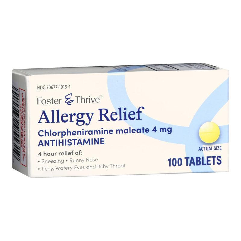 Allergy Relief Foster & Thrive™ 4 mg Strength Tablet 100 per Bottle