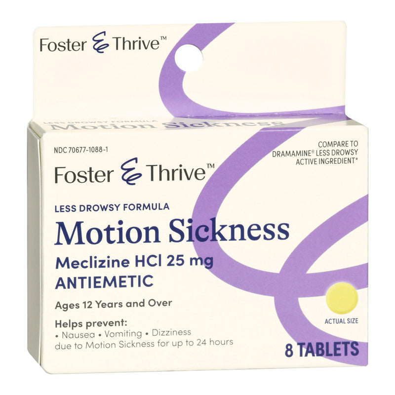 Nausea Relief Foster & Thrive™ 25 mg Strength Tablet 8 per Box