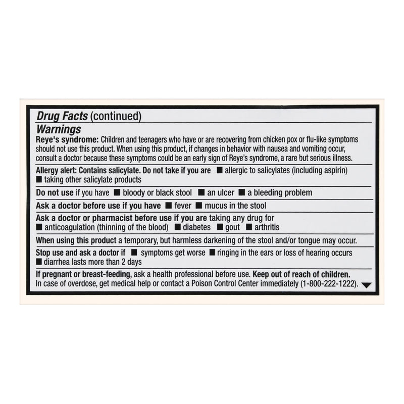 Anti-Diarrheal Foster & Thrive™ 262 mg Strength Caplet 40 per Bottle