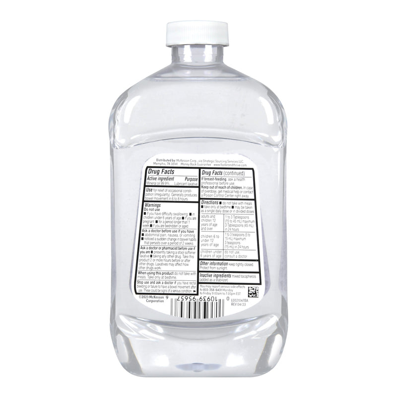 Laxative Foster & Thrive™ Liquid 16 oz. 99.9% Strength Mineral Oil