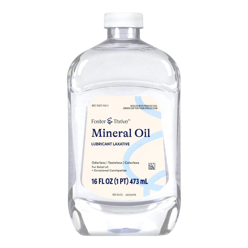 Laxative Foster & Thrive™ Liquid 16 oz. 99.9% Strength Mineral Oil