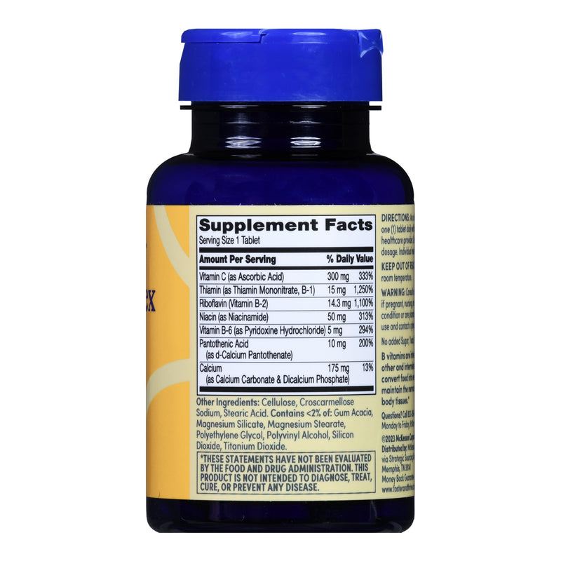 Multivitamin Supplement Foster & Thrive™ Vitamin B / Ascorbic Acid Tablet 100 per Bottle