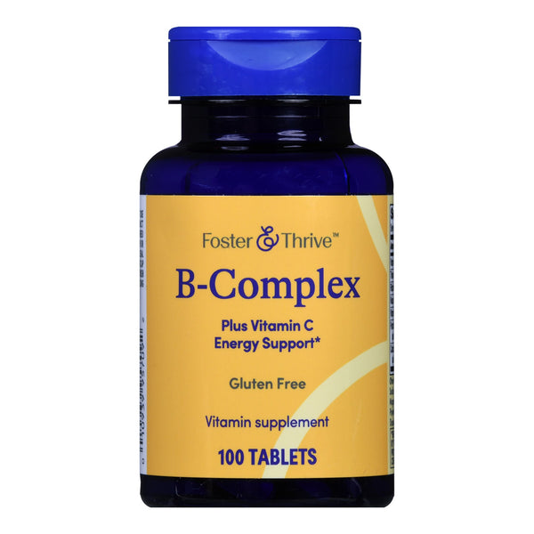Multivitamin Supplement Foster & Thrive™ Vitamin B / Ascorbic Acid Tablet 100 per Bottle