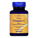 Vitamin C Supplement Foster & Thrive™ Ascorbic Acid 500 mg Strength Chewable Tablet 100 per Bottle