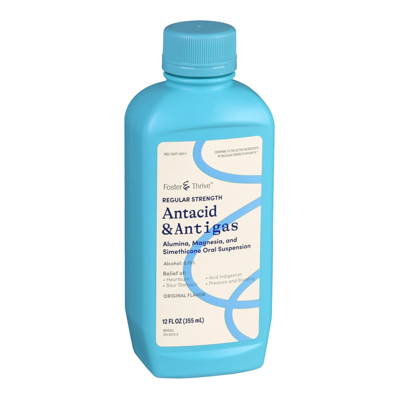 Antacid Foster & Thrive™ 200 mg - 200 mg - 20 mg / 5 mL Strength Liquid 12 oz.