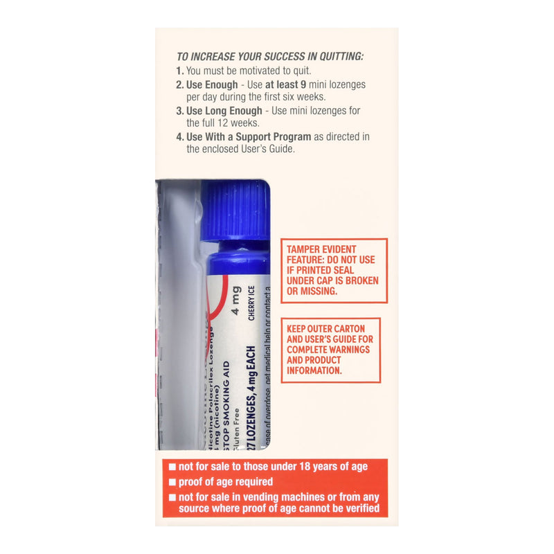 Stop Smoking Aid Foster & Thrive™ 4 mg Strength Lozenge