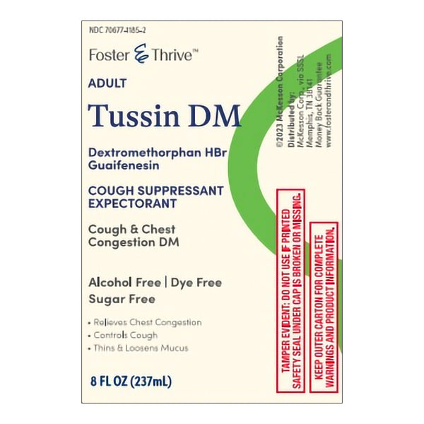Cold and Cough Relief Foster & Thrive™ 100 mg - 10 mg / 5 mL Strength Syrup 4 oz.