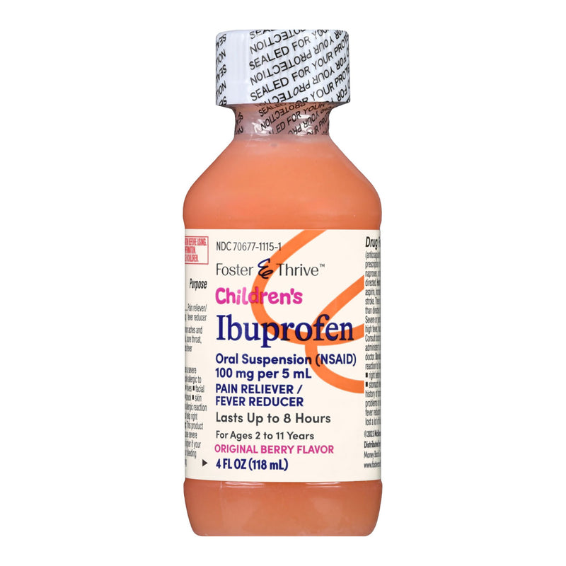 Children's Pain Relief Foster & Thrive™ 100 mg / 5 mL Strength Ibuprofen Oral Suspension 4 oz.