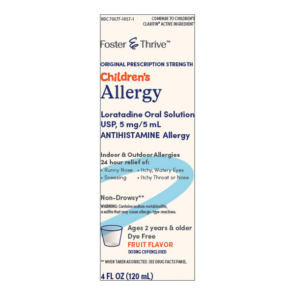 Children's Allergy Relief Foster & Thrive™ 5 mg / 5 mL Strength Syrup 4 oz.