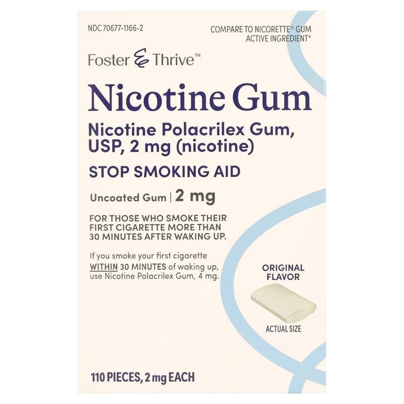 Stop Smoking Aid Foster & Thrive™ 2 mg Strength Gum