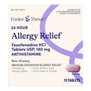 Allergy Relief Foster & Thrive™ 180 mg Strength Tablet 70 per Bottle