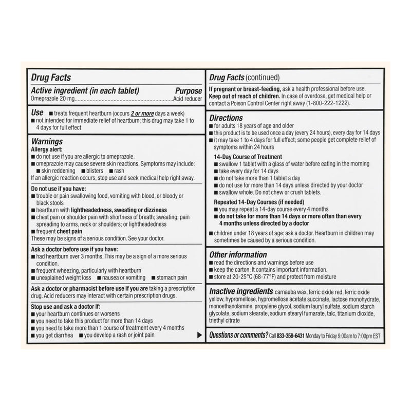Antacid Foster & Thrive™ 20 mg Strength 20 mg Strength 42 per Box