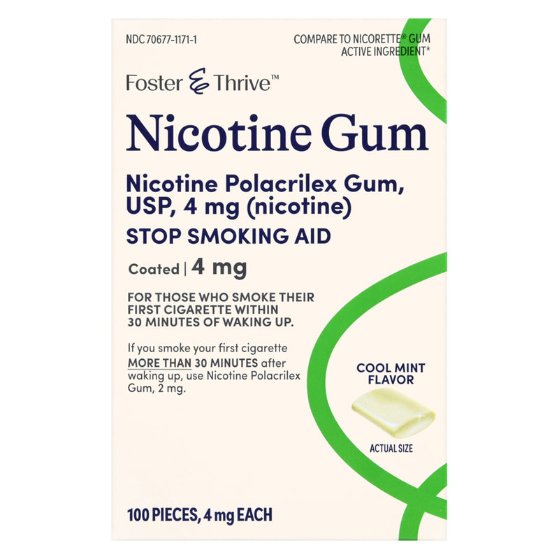 Stop Smoking Aid Foster & Thrive™ 4 mg Strength Gum