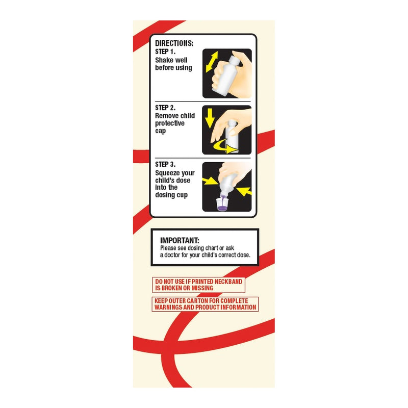 Children's Pain Relief Foster & Thrive™ 160 mg / 5 mL Strength Acetaminophen Oral Suspension 4 oz.