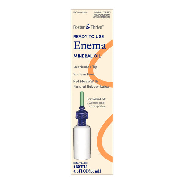 Enema Foster & Thrive® 4.5 oz. 100% Strength Mineral Oil USP