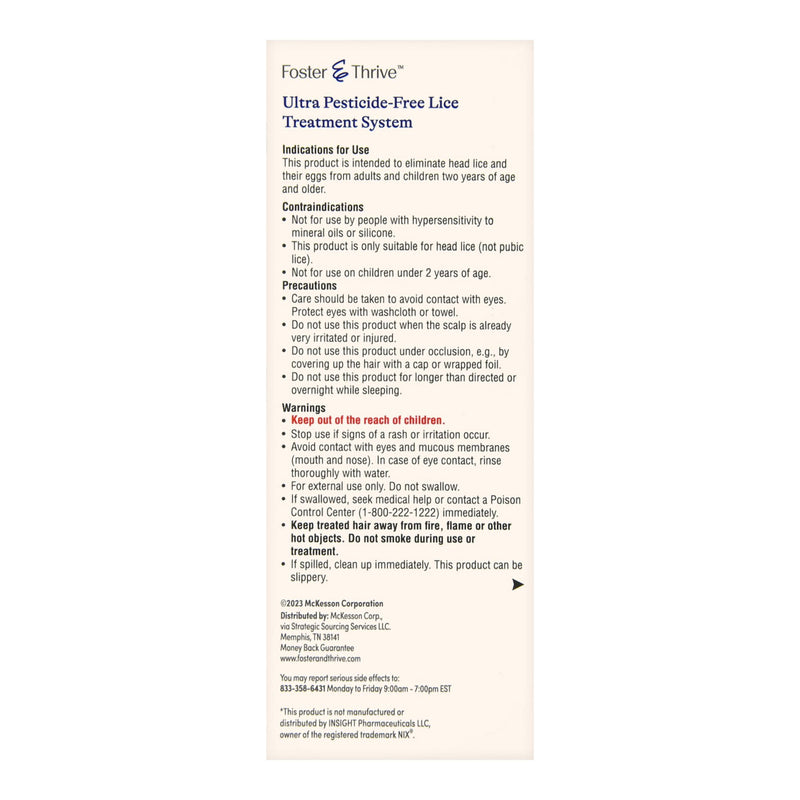 Lice Shampoo Foster & Thrive® 3.4 oz.