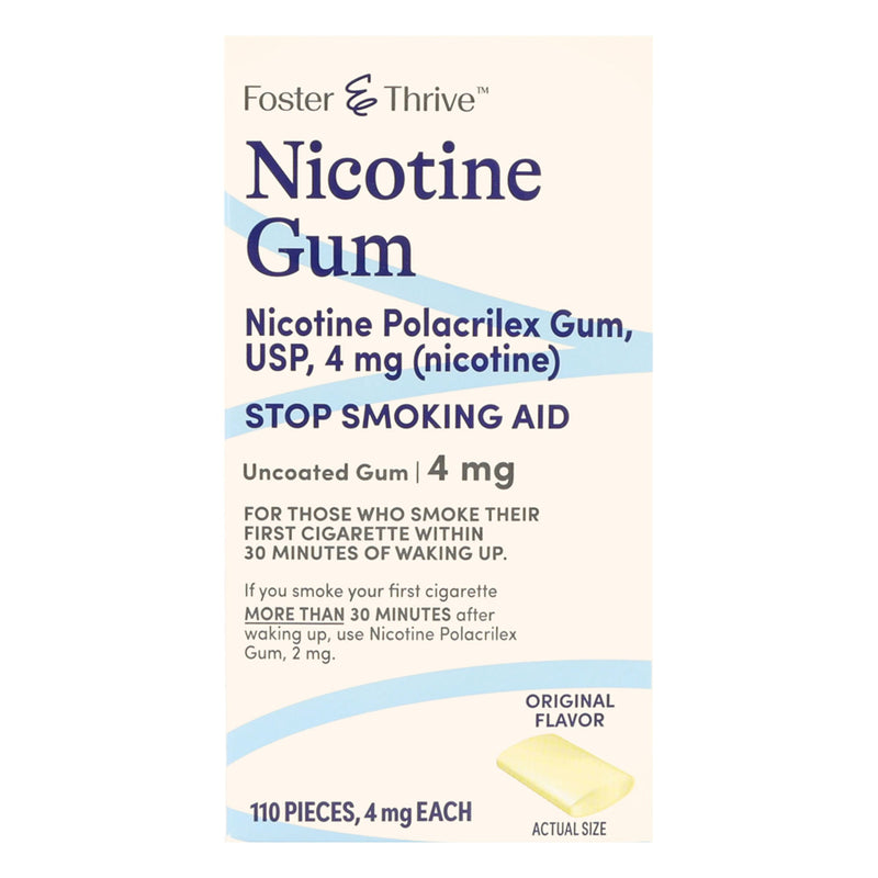 Stop Smoking Aid Foster & Thrive™ 4 mg Strength Gum